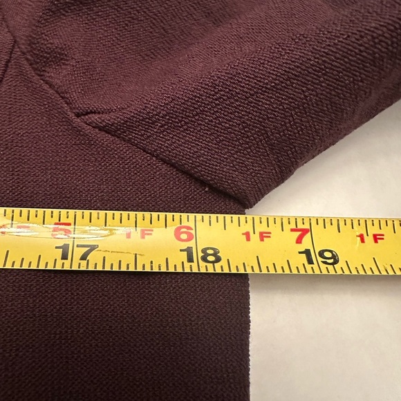 Eileen Fisher Petite Crepe Blazer Size PS/PP Brown Stretch Open Front - Picture 6 of 9